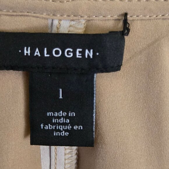 Halogen Gold Sequined Long Sleeve Holiday Top Size 1X - Picture 5 of 7